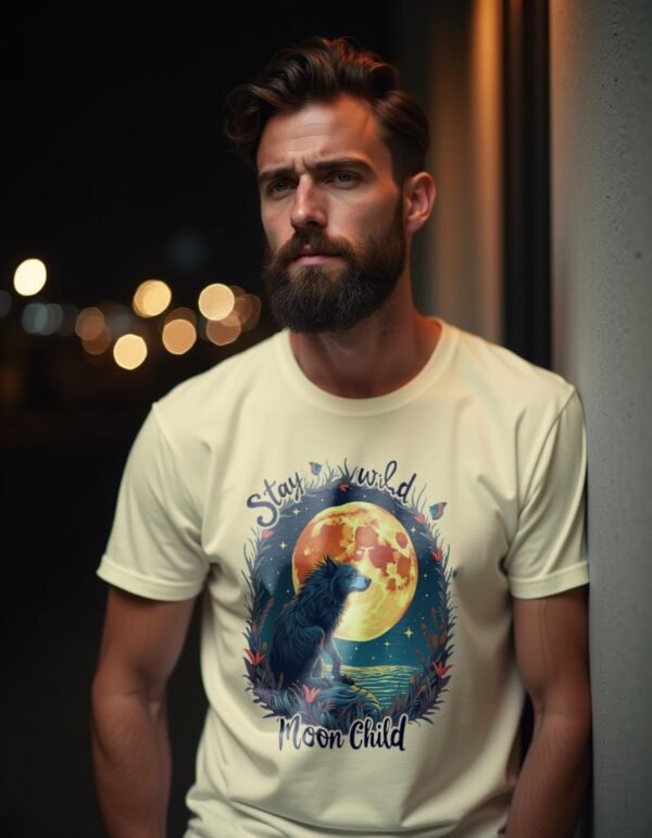 Stay Wild, Moon Child Unisex T-shirt – Dream Big, Live Wild