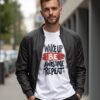 Wake Up, Be Awesome, Repeat Unisex T-shirt – Start Strong Every Day