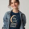 20241218031548-1efbcee6-0ee2-671a-91b7-4630e29fcf1b.jpg Stay Wild, Moon Child Unisex T-shirt – Embrace Your Free Spirit