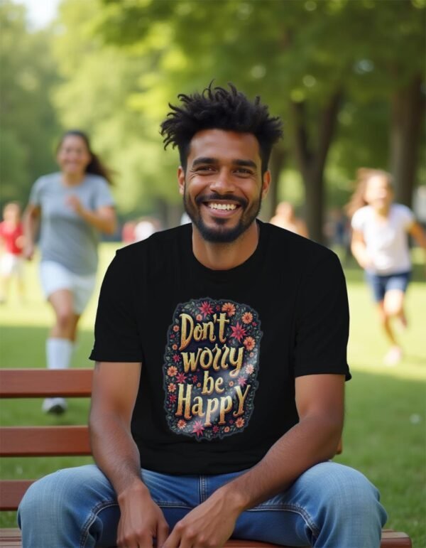 Happiness is Key – Don’t Worry, Be Happy Unisex T-shirt