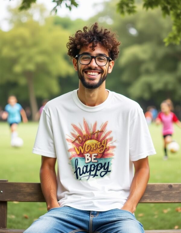 20241218035817-1efbcf45-0639-61cc-adc8-ca73a63ac2dc.jpg Celebrate Life – Don’t Worry, Be Happy Unisex T-shirt