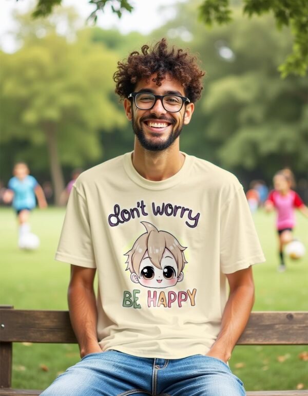 20241218035929-1efbcf47-b25b-6ce6-982a-4630e29fcf1b.jpg No Worries, Just Smiles – Don’t Worry, Be Happy Unisex T-shirt