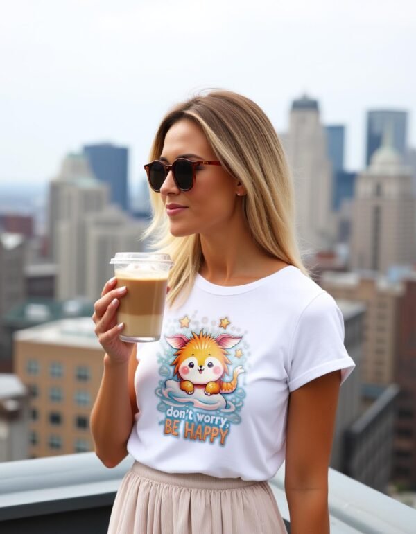 Stress Less – Don’t Worry, Be Happy Unisex T-shirt