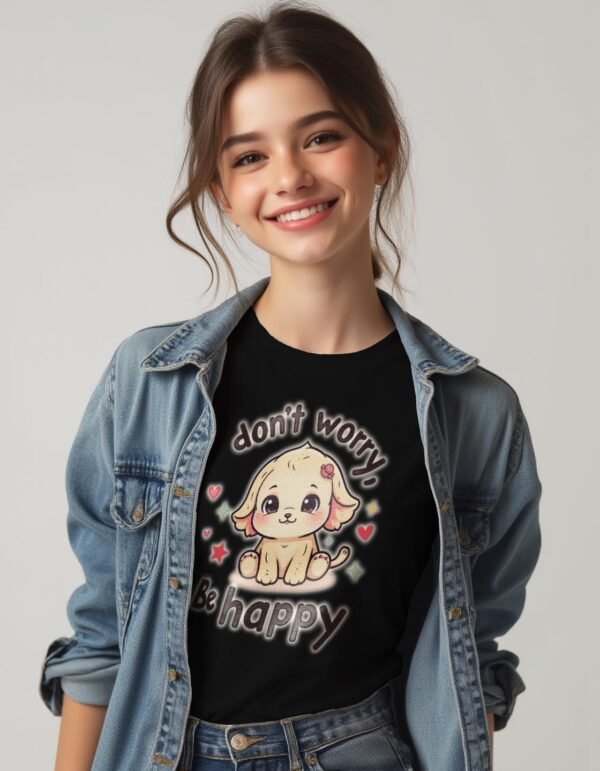 Stay Lighthearted – Don’t Worry, Be Happy Unisex T-shirt
