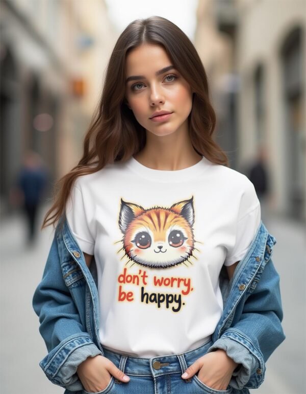 Happiness in Style – Don’t Worry, Be Happy Unisex T-shirt