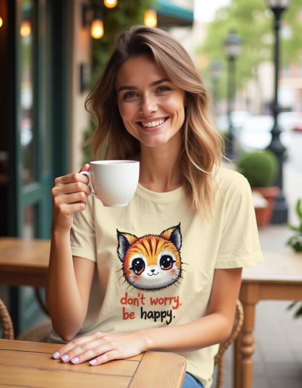 Happiness in Style – Don’t Worry, Be Happy Unisex T-shirt