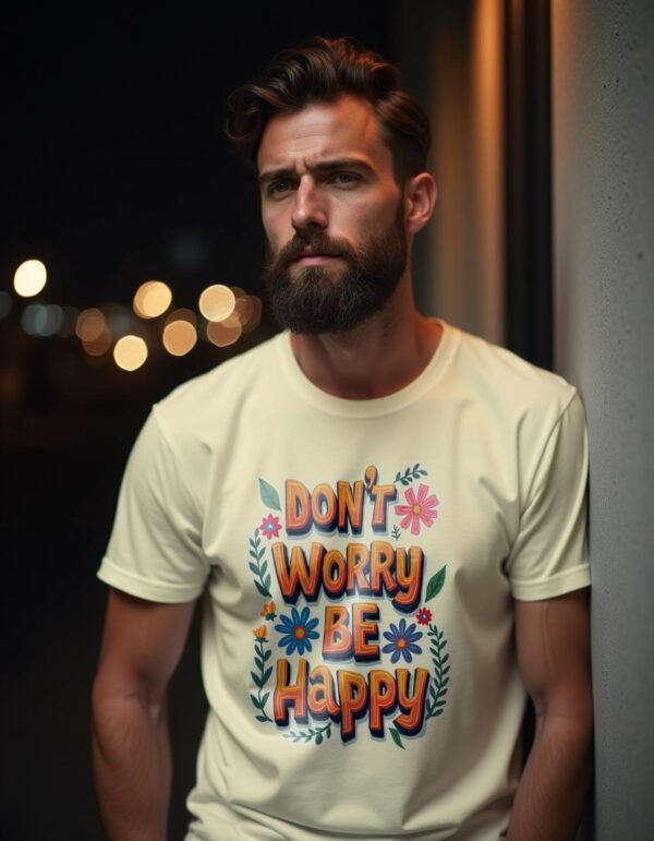 Don’t Worry, Be Happy Unisex T-shirt – The Happy Life Tee