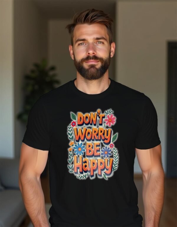 Don’t Worry, Be Happy Unisex T-shirt – The Happy Life Tee