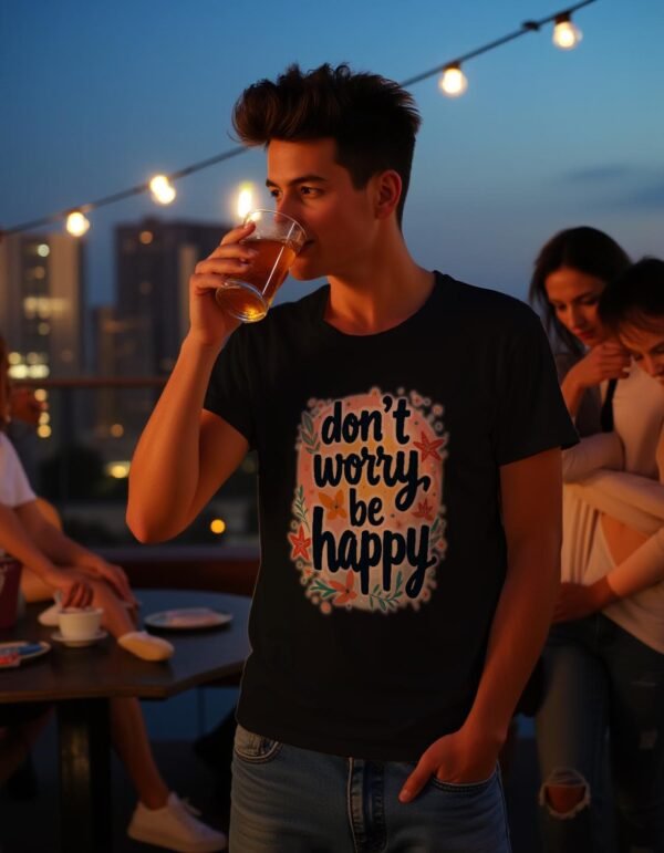 Feel the Joy – Don’t Worry, Be Happy Unisex T-shirt