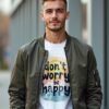 Positive Vibes Only – Don’t Worry, Be Happy Unisex T-shirt