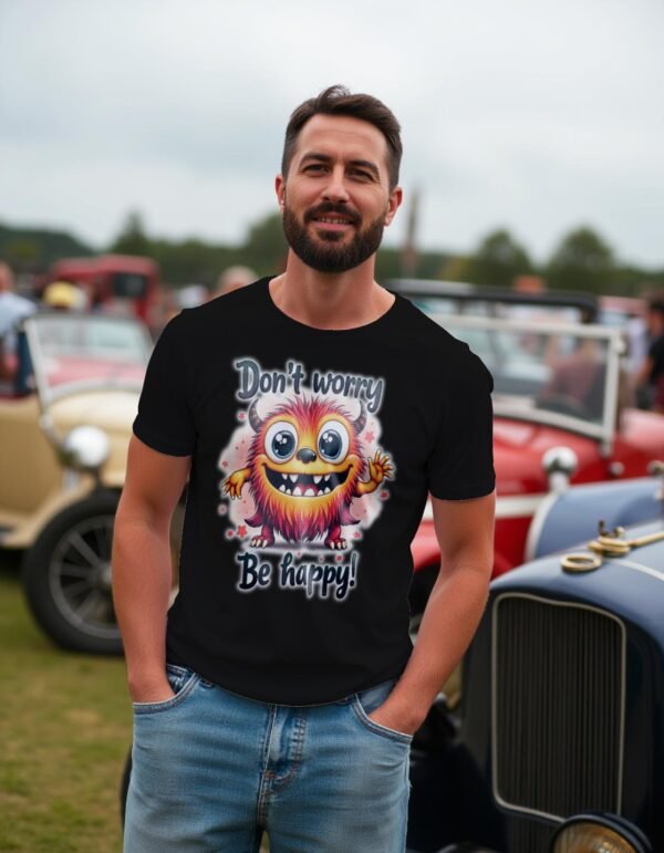 Keep Calm – Don’t Worry, Be Happy Unisex T-shirt