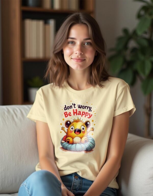 Smile More – Don’t Worry, Be Happy Unisex T-shirt