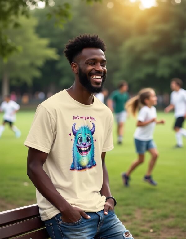Don’t Worry, Be Happy Unisex T-shirt – Spread Positive Vibes