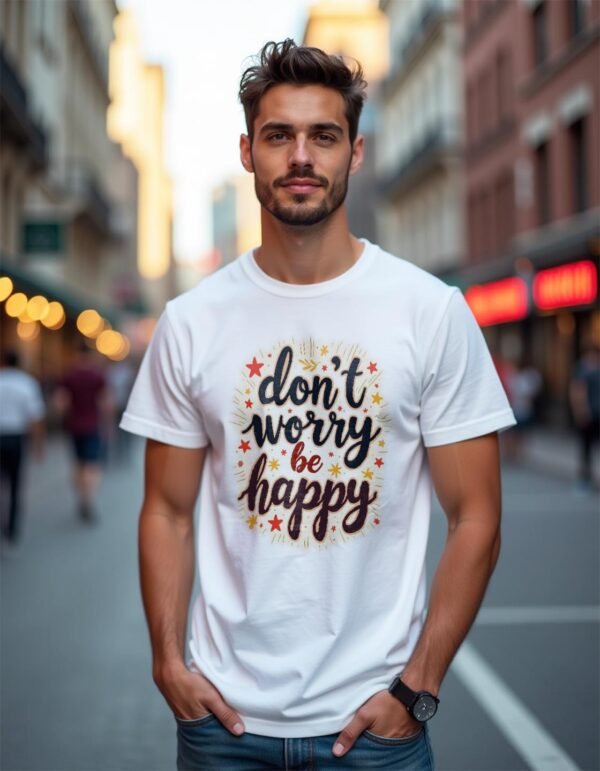 20241218041503-1efbcf6a-7c0a-6cfa-9d84-9a3f24354bf8.jpg Keep It Chill – Don’t Worry, Be Happy Unisex T-shirt