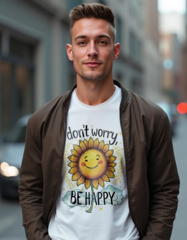 Wear a Smile – Don’t Worry, Be Happy Unisex T-shirt