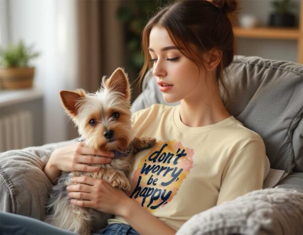 Don't Worry, Be Happy Unisex T-shirt – Life’s Too Short to Stress