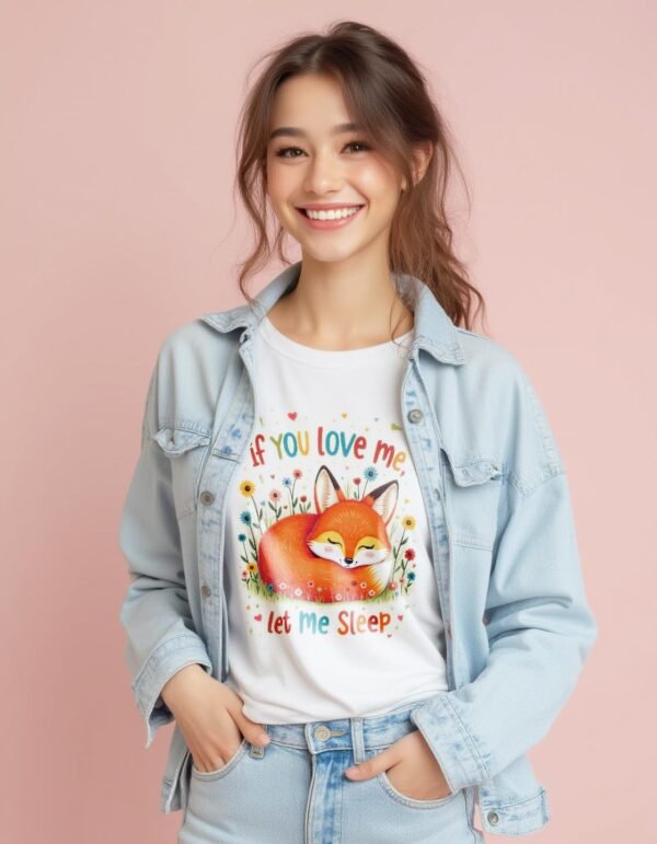 More Sleep, Less Stress – If You Love Me, Let Me Sleep Unisex T-shirt