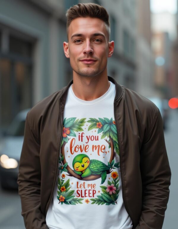 If You Love Me, Let Me Sleep Unisex T-shirt – Because Sleep is Life