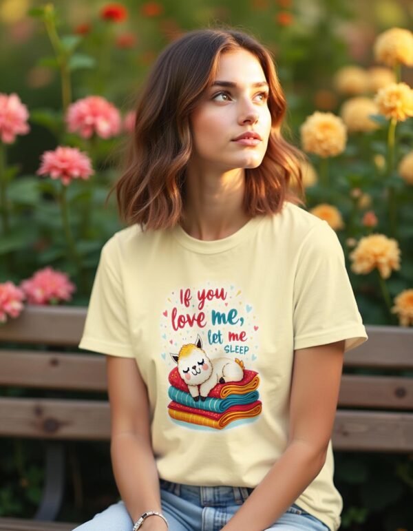 20241218211121-1efbd84a-174b-6cb8-9b98-2a1cdfb931f1.jpg If You Love Me, Let Me Sleep Unisex T-shirt – For the Sleep Enthusiast