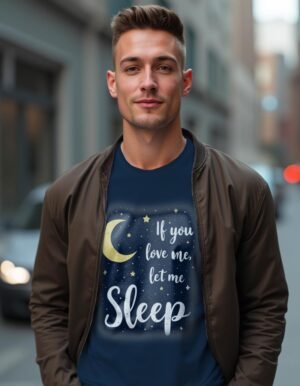 20241218212505-1efbd868-cc26-6c1e-bf14-2a1cdfb931f1.jpg Cuddle Ready – If You Love Me, Let Me Sleep Unisex T-shirt