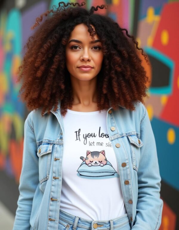 20241218214314-1efbd891-5bf0-6124-a5aa-e23be47107eb.jpg Pillow First – If You Love Me, Let Me Sleep Unisex T-shirt