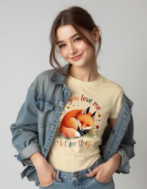 20241218214653-1efbd899-87c9-6572-96ad-7af61f22c866.jpg Snuggle Up – If You Love Me, Let Me Sleep Unisex T-shirt