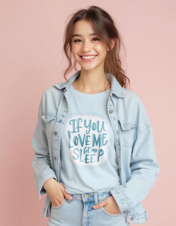 Don’t Disturb – If You Love Me, Let Me Sleep Unisex T-shirt