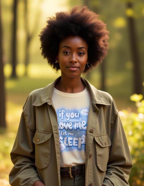 20241218220419-1efbd8c0-7964-6d34-92f6-e23be47107eb.jpg Sweet Dreams Await – If You Love Me, Let Me Sleep Unisex T-shirt