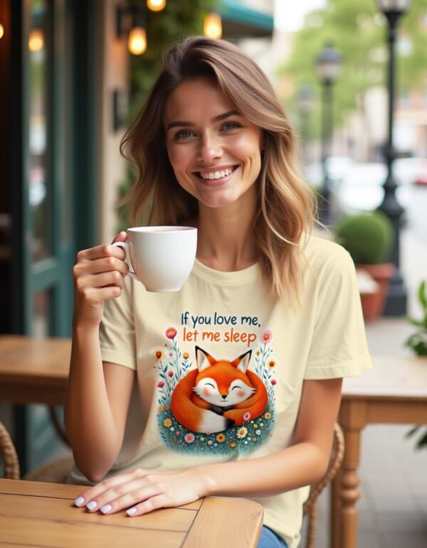 20241218233400-1efbd988-f301-6a48-82dd-a2dc4a61e9f4.jpg Sleepy but Cute – If You Love Me, Let Me Sleep Unisex T-shirt