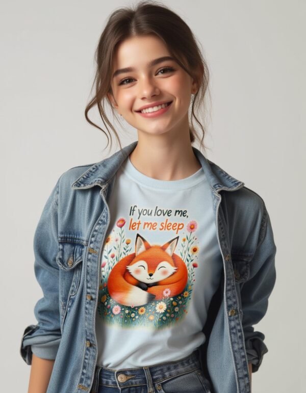 20241218233408-1efbd989-3aea-618e-9583-6a67a2d6ffc9.jpg Sleepy but Cute – If You Love Me, Let Me Sleep Unisex T-shirt