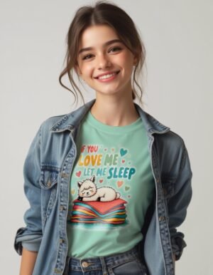 20241218234952-1efbd9ac-6a8f-6574-a9da-963756d605ec.jpg Nap Time Approved – If You Love Me, Let Me Sleep Unisex T-shirt