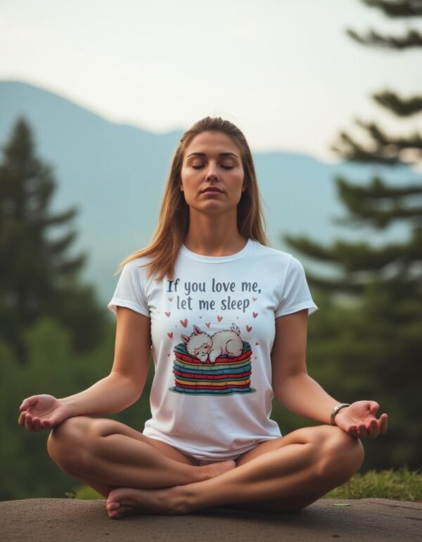 If You Love Me, Let Me Sleep Unisex T-shirt – Snooze in Style