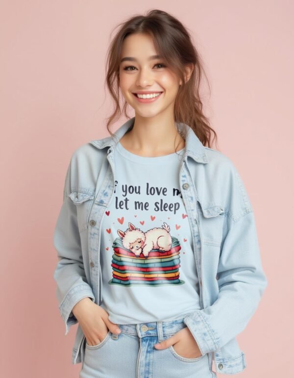 If You Love Me, Let Me Sleep Unisex T-shirt – Snooze in Style