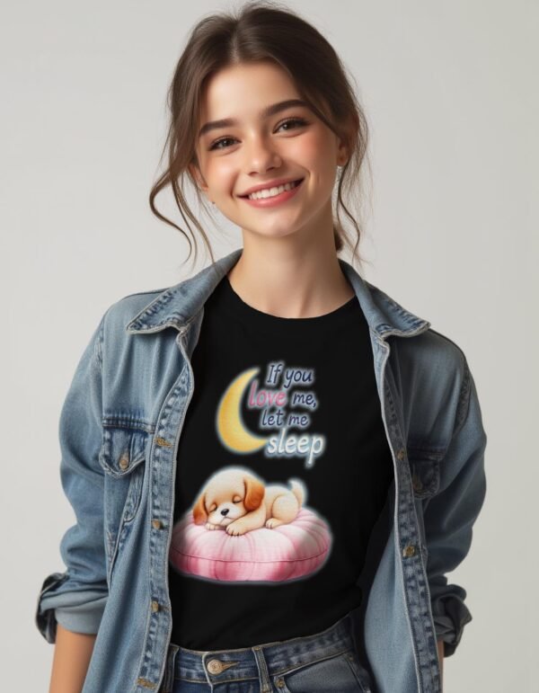 20241218235214-1efbd9b1-afa8-6bc4-923c-32a67ddf2fe7.jpg If You Love Me, Let Me Sleep Unisex T-shirt – Perfect for Lazy Days