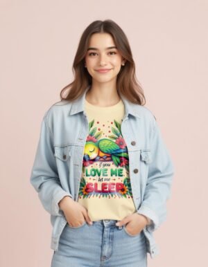 20241219000054-1efbd9c5-12d7-6106-a07b-2a1cdfb931f1.jpg If You Love Me, Let Me Sleep Unisex T-shirt – Nap Queen/King Approved