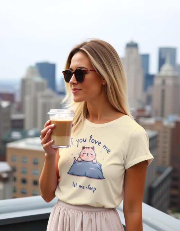 20241219001308-1efbd9e0-69ab-6f0c-b4db-e23be47107eb.jpg If You Love Me, Let Me Sleep Unisex T-shirt – A Nap Lover's Favorite