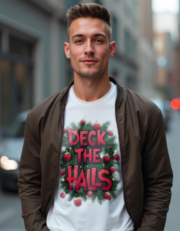 Deck the Halls Unisex T-shirt – Make Every Moment Merry
