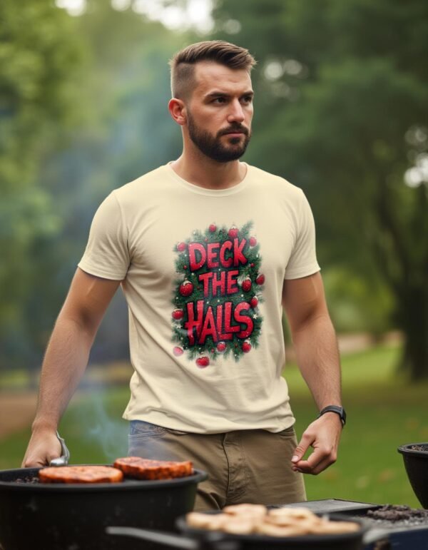 Deck the Halls Unisex T-shirt – Make Every Moment Merry