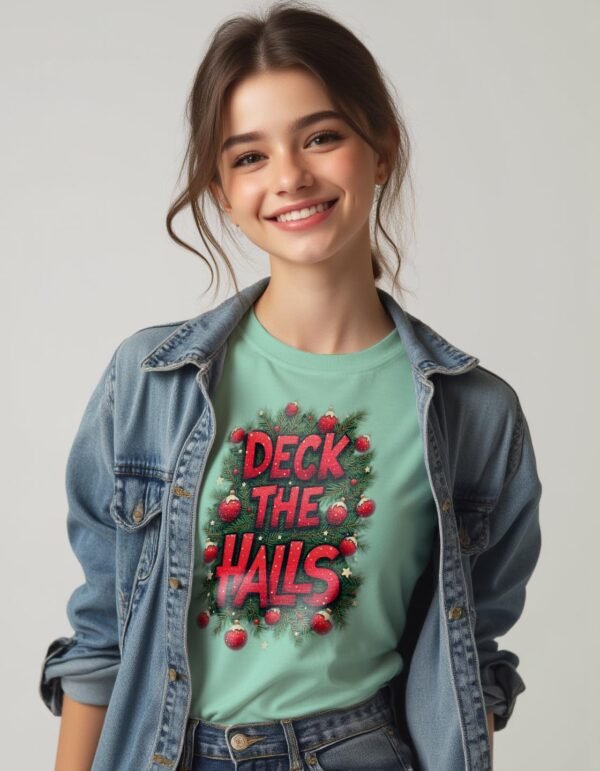 Deck the Halls Unisex T-shirt – Make Every Moment Merry