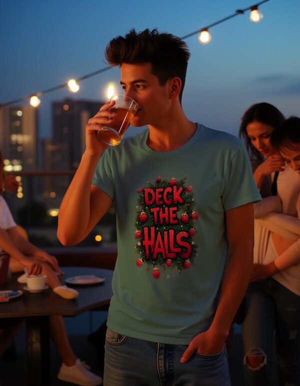 Deck the Halls Unisex T-shirt – Make Every Moment Merry