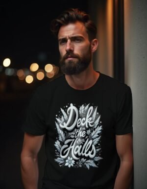 20241219014638-1efbdab1-6568-6dba-9482-c271a2209356.jpg Holiday Ready – Deck the Halls Unisex T-shirt