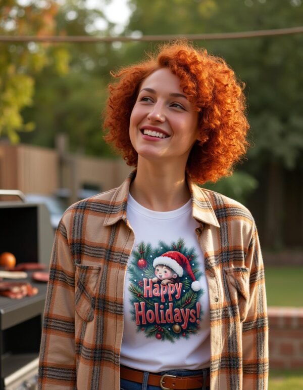 Happy Holidays Unisex T-shirt – Celebrate in Style