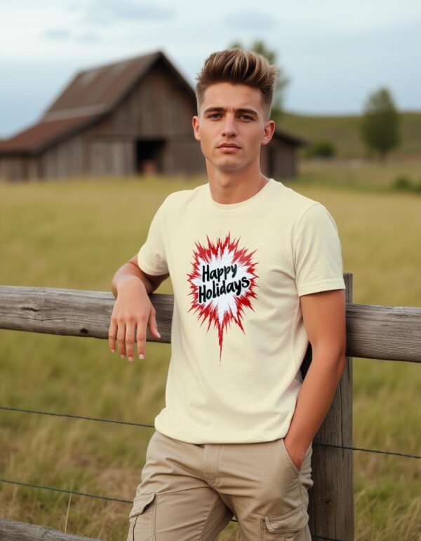 Festive Spirit – Happy Holidays Unisex T-shirt