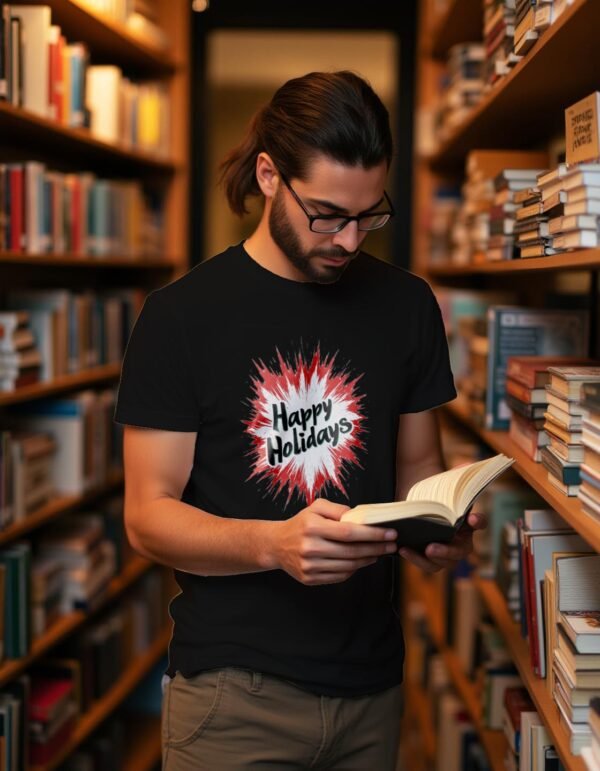 Festive Spirit – Happy Holidays Unisex T-shirt