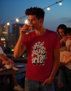 20241219042713-1efbdc18-5740-6586-84a1-c271a2209356.jpg Ho Ho Ho Unisex T-shirt – Santa’s Favorite Look