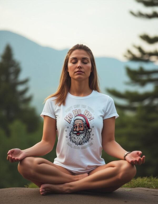 20241219042839-1efbdc1b-8a66-6a8e-aebb-165d6dc5f4d9.jpg Ho Ho Ho Unisex T-shirt – Sleigh Every Holiday Outfit