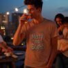 Merry and Bright Unisex T-shirt – Holiday Happiness in Every Stitch