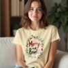 Merry and Bright Unisex T-shirt – Light Up the Holidays