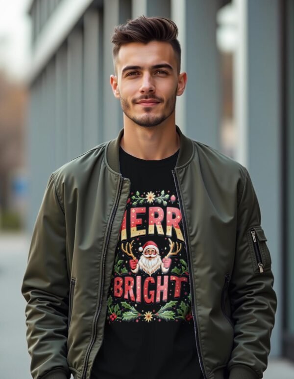 Merry and Bright Unisex T-shirt – Sparkle This Season