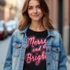 Celebrate the Season – Merry and Bright Unisex T-shirt